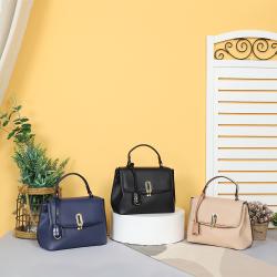2024 Women's Fashionable Portable Handbag Simple One-shoulder Crossbody Bag Tote Bag Retro Solid Color Small Square Bag