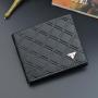 2022 high quality wholesale fashion men's leather card holder wallet