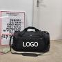 Customized Young Men Weekender Sneaker Gym Bag Wet Pocket Travel Sports Duffle Bag with Shoes Compartment