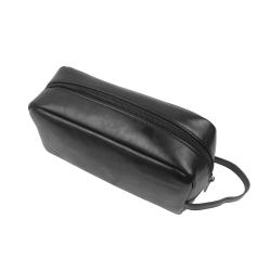Custom PU leather toiletry bag travel makeup cosmetic bag portable beauty Bag