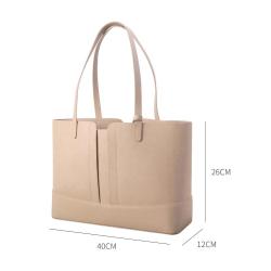 Custom Wholesale Classic Vegan Luxury Women Tote Bags With Pouch Ladies Shoulder Bags Large Pu Leather Fashion Ladies Tote Bag