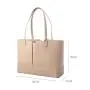 Custom Wholesale Classic Vegan Luxury Women Tote Bags With Pouch Ladies Shoulder Bags Large Pu Leather Fashion Ladies Tote Bag