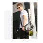 Wholesale OEM Custom Men's casual handbags big crossbody shoulder bag fashion PU leather business file package bag NEW in 2024