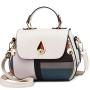 ZR713 Woman Bag Handbag Retro Lattice PU Fashion Female Hasp Portable Big Shoulder Bag Girl Versatile Tote Bag Shopping Party