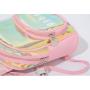 Stock Holographic Rabbit Lovely For Little Girls 3-12 Old Preschool Kindergarten School bag PU Pink Clear Small Kids Backpack