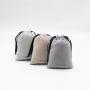 High End Soft Luxury  Flannel Gift Cosmetic Dust Packaging Jewelry Drawstring Velvet Pouch Bag