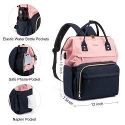 LOVEVOOK Amaozn hot sale brand custom Backpack Business Computer Purse Work Bag with USB Port Travel School Bag Laptop Backpacks