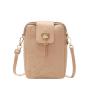 Fashion Tassel Women's Messenger Bag 2024 Solid Pu Leather Single Shoulder Crossbody Bag Zipper Small Purse Phone Bags for Women