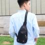 External Headphone Shoulder Crossbody Bag Multifunction Travel Shopping Sling Chest Bag Waterproof Fanny Pack
