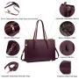 Wholesale 2pc Stylish office lady PU tote handbag sets large leather shoulder bags Croc solid laptop briefcase handbag for women