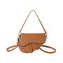 Western Style Women Bags 2024 Fashion New Trend Color Contrast Korean Single Shoulder Handbag Crossbody Saddle Bags