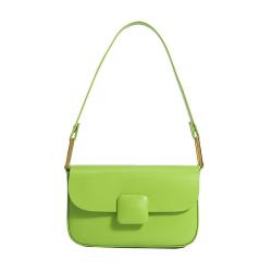 2024 Custom Vegan Leather Shoulder Tofu Bag For Minimalist Women With Removable Strap