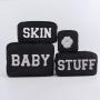 Keymay Hot Sale RTS Chenille Letter Patches 23 Colors Waterproof Nylon Toiletry Bag Wholesale Cosmetic Bags Make up Travel Bag