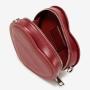 2022 Unique Designer Heart shape bag women's new fashion simple handbag retro red shoulder purses and bags ladies heart leather