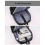 ZWY005 Fashion Outdoor Simple Men's Backpack Waterproof Wear-resistant Oxford Shoulder Bag Large Capacity Ventilated Laptop Bag