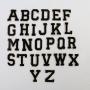 Wholesale DIY Varsity Felt Glitter Letter Embroidery Patch Self Adhesive Custom Chenille Patches For Backpack Bag