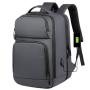 17-Inch Men's Multi-Function Business Travel Backpack Waterproof Large Capacity Backshoulder Computer Bag with USB