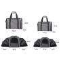 PE030 Pet Carrier Bag Cat Travel Bag Animal Backpack Durable Expandable Airline Approved Cat Bag Pet Cages Carrier for Travel