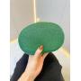 New arrival elegant clutch bag women banquet purse green handbags party wrinkle glitter fabric evening bag with chain