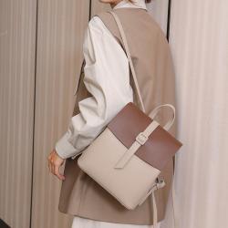 customization fashion genuine leather backpack elegant womens backpack purse leisure shoulder bags