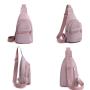 ZF281 Women's Messenger Bags Simple Nylon Waist Bag Fashion Leisure Travel Shoulder Bag Waterproof Lightweight Daily