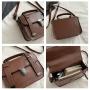 2024 Luxury Crossbody Bag Lady Frosted Pattern PU Leather Single shoulder Strap Tote Bag Metal Buckle with Handle Handbag