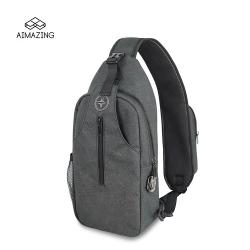 Smell proof Cross Body Bag with Metal Lock Odorless bag Odor Proof Portable Fanny Pack with Activated Carbon Lining