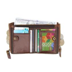 2022 Custom Cartera Para Hombre Genuine Leather Male Mens Designer Rfid Blocking Wallets Purses Famous Brands Manufacturer