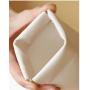 HR069 Women Cloud Mini Coin Wallet Makeup Bag PU Metal Dome Solid Color Card Purse Simple Ladies Lipstick Aunt Scarf Storage Bag