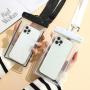 SN076 PVC Waterproof Mobile Phone Dry Bag for Swimming Simple Crossbody Lanyard Transparent Waterproof Case Messenger Hand Pouch