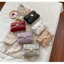 New Promotion Low Price Women's Shoulder Bag Wholesale Ladies Messenger Bags Fashion Lingge Chain Women's Crossbody Bag