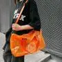 wholesale custom logo pvc clear jelly color swimming overnight tote duffel duffle bag for women girls spend the night bags