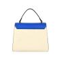 Contrast Color Handbags For Women Luxury Square Top Handle Handbags Elegant Business Bag