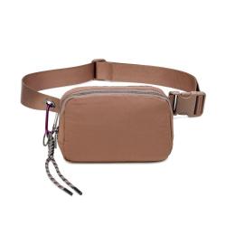 2024 Custom Logo Waterproof Nylon Waist Chest Bag For Women Men With Metal Charm