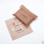 Custom Logo Printed velvet Suede Envelope Bag High End Decoration Ribbon Velvet Envelope Pouch