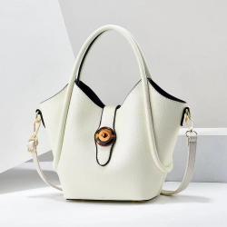 2024 Women PU Leather Shoulder Bag Top-Handle Purse Ladies Handbag Elegant Designer Shoulder Bag