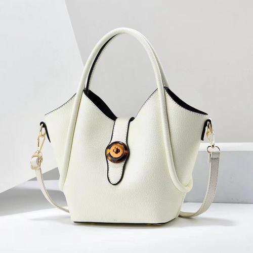 2024 Women PU Leather Shoulder Bag Top-Handle Purse Ladies Handbag Elegant Designer Shoulder Bag
