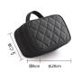 Waterproof double-layer cosmetic bag creative geometric diamond wash bag new nylon storage bag portable