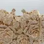 Women Gold Rose Flower Hollow Out Crystal Evening Metal Clutches Small Minaudiere Handbag Purse Wedding Box Clutch Bag