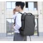ZF062 Waterproof Oxford Cloth Shoulder Bag Male Expandable Large Capacity Business Travel Backpack 16 Inch Laptop Bag USB Port