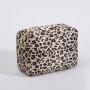 Keymay Stock Printed 5 Pattern S M L XL Nylon Pouch Waterproof Character Makeup Storage Bag Leopard Print Cosmetic Bag