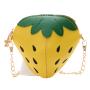 Strawberry bag for kids cute mini backpack girls' PU leather shoulder bags travel bag Cute change wallet