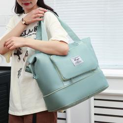 Dry Wet Separation Movement Travel Bag Handheld One Shoulder Yoga Fitness Bags Large Capacity Waterproof Overnight Bag for Women