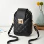 Hot Sale Women's PU Small Square Messenger Bag New Fashion Simple Single Shoulder Crossbody Phone Bags for Women Lady Purse