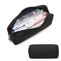 Gelory Multifunctional Simple Durable Pencil Case Pouch Large Capacity Aesthetic Pen Bag Office Stationery Organizer Pencil Bag