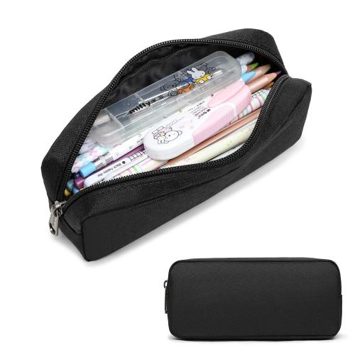 Gelory Multifunctional Simple Durable Pencil Case Pouch Large Capacity Aesthetic Pen Bag Office Stationery Organizer Pencil Bag