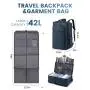 LOVEVOOK Expandable Backpack with Shoe Bag Waterproof large capacity Bag carryon luggage Airline Approved Men Travel Duffle Bags