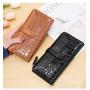 2023 New Stone Pattern Fashion Long Women's Purses Multi-Slot Zipper Large Capacity Pu Leather Wallet Hot-selling Handbags