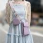 ZF341 New Arrival Crossbody Bag Design Women's Single Pouch Shoulder Bags for Women Pu Leather Cell Phone Bag