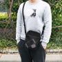 Outdoor Sports Mesh Crossbody Purse Bag See Through Mesh Adjustable Strap Shoulder Bag For Men Women
